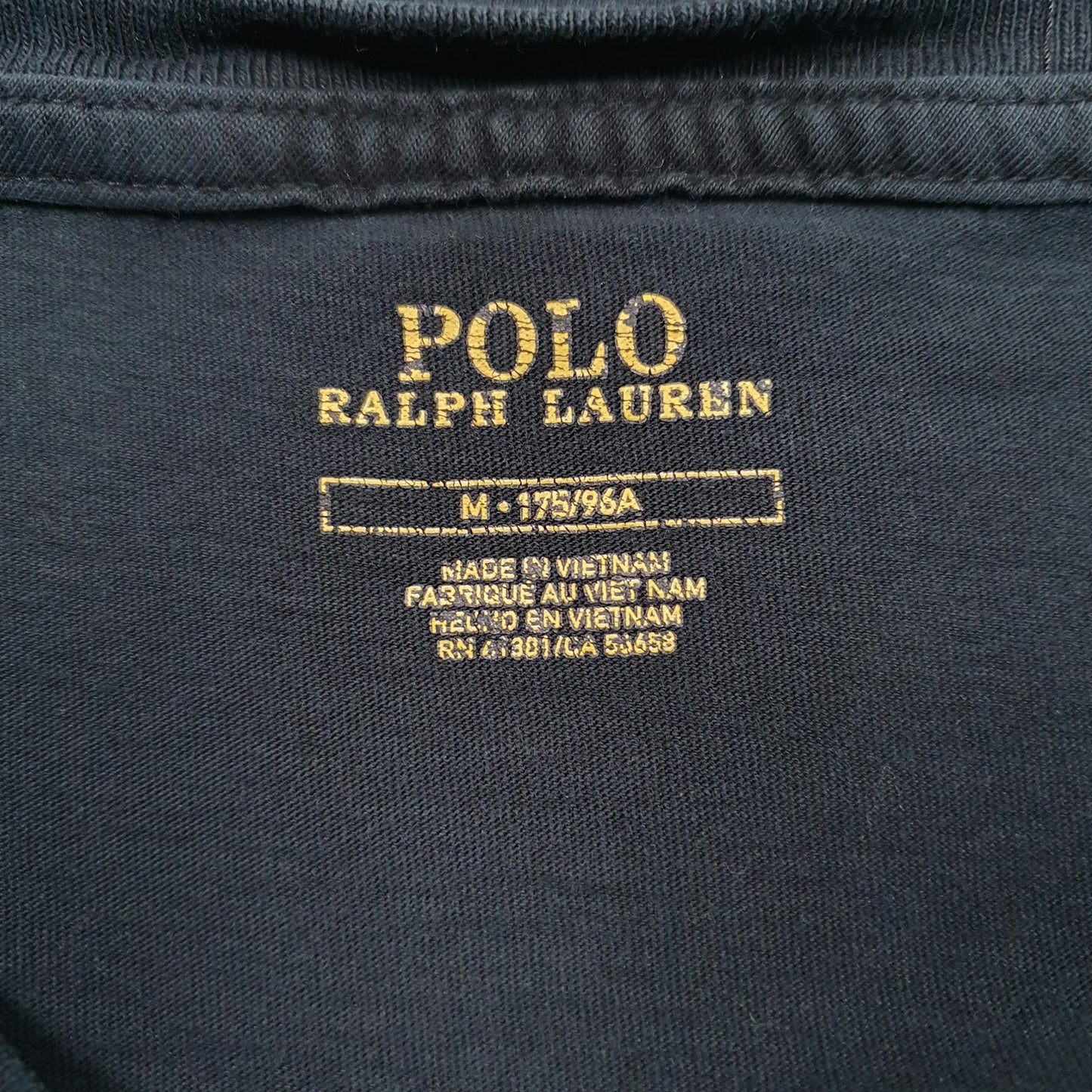 Mens Black Polo Ralph Lauren   T Shirt