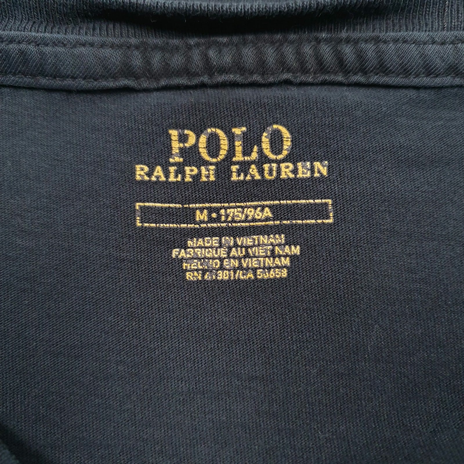 Mens Black Polo Ralph Lauren   T Shirt