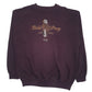 Mens Burgundy Head Waters Graphic Crewneck Jumper