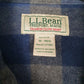 Mens Grey L.L.Bean Chamois  Shirt