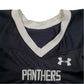 Mens Black Underarmour Panthers NFL American Football Jersey  T Shirt