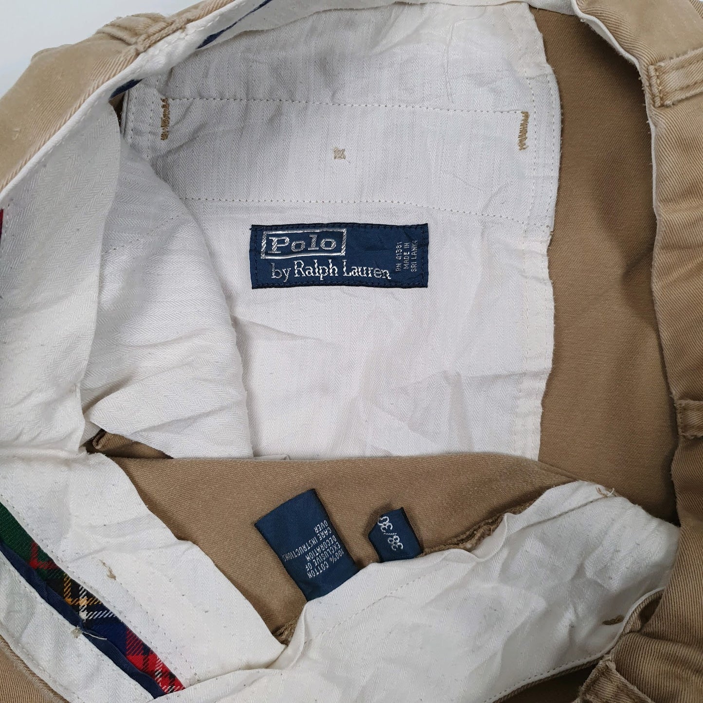 Mens Beige Polo Ralph Lauren   Trousers
