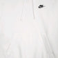 Mens White Nike  Hoodie Jumper