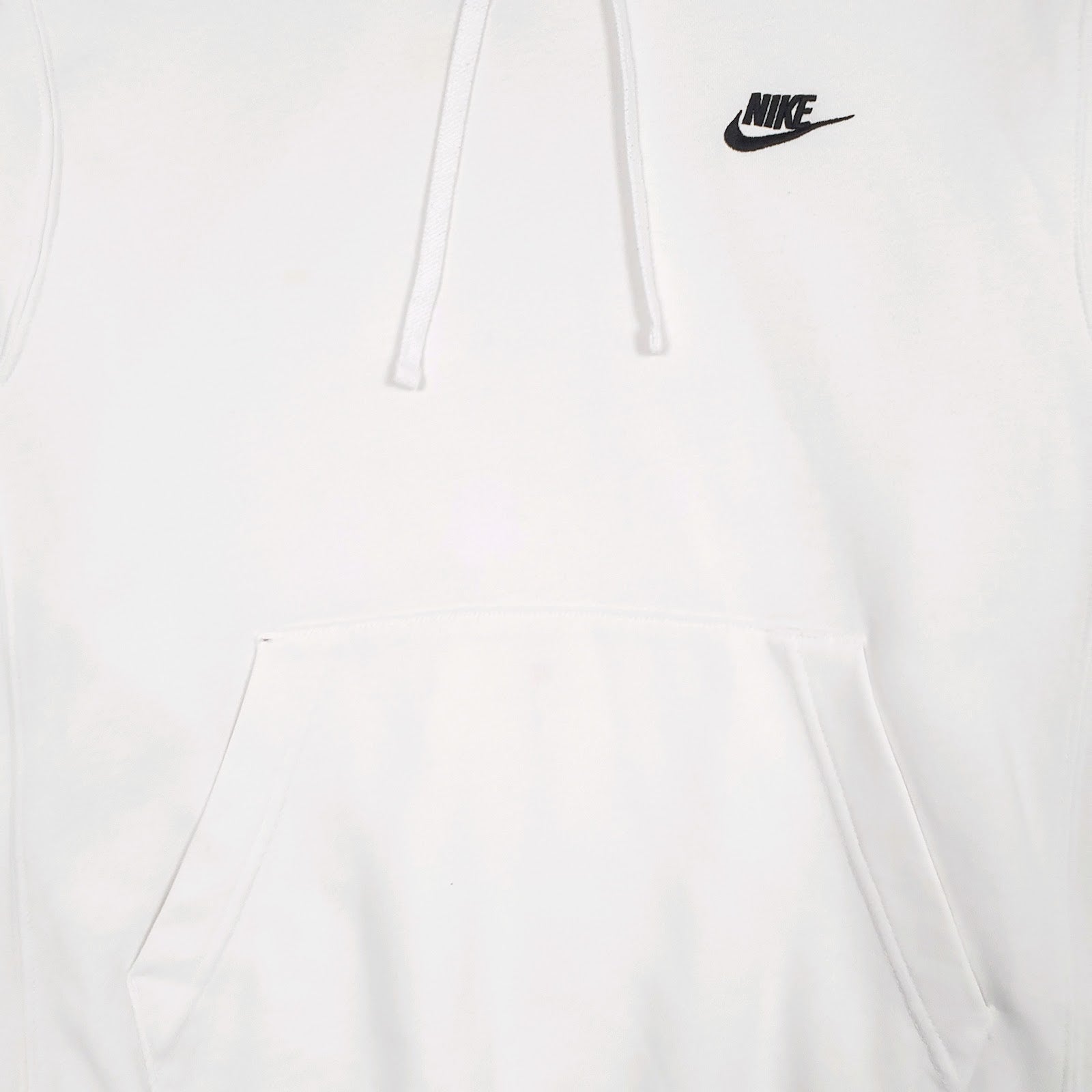 Mens White Nike  Hoodie Jumper