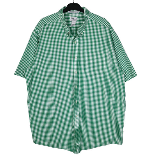Mens Green L.L.Bean  Short Sleeve Shirt