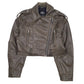 Womens Brown Zara Faux Leather  Coat