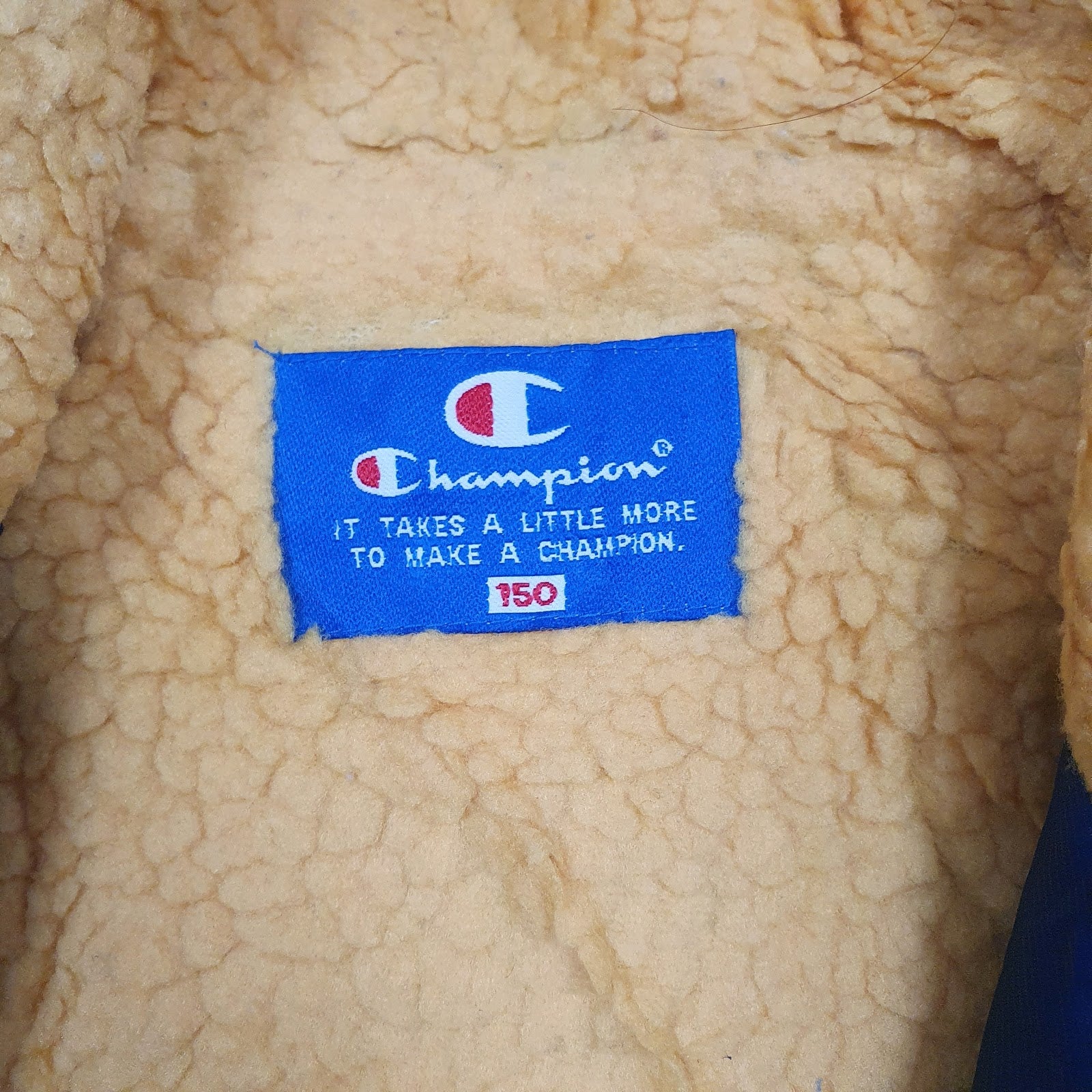 Mens Blue Champion Vintage  Coat