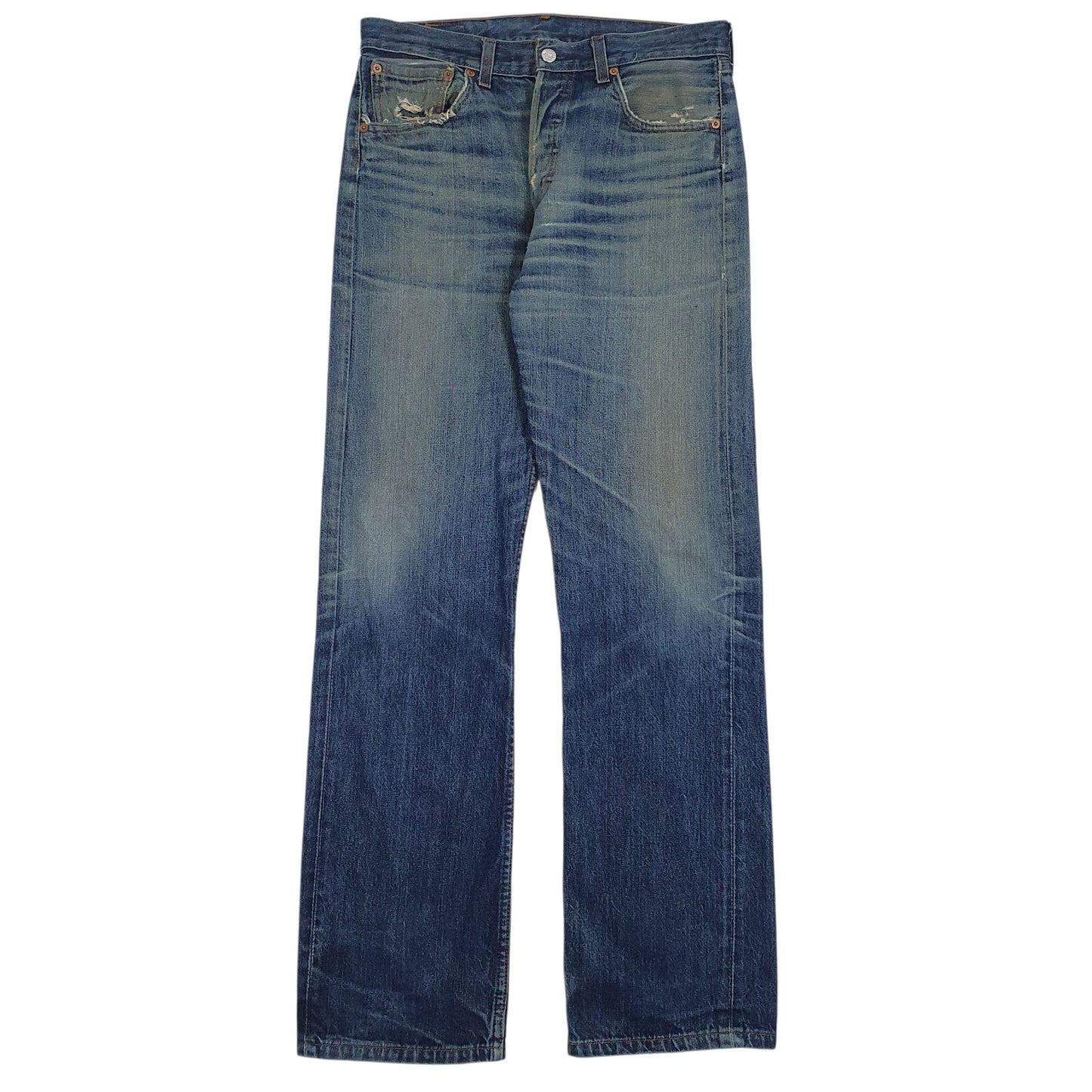 Mens Blue Levis  501 JeansW32 L34