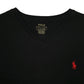 Mens Black Polo Ralph Lauren Custom Slim Fit V Neck  T Shirt