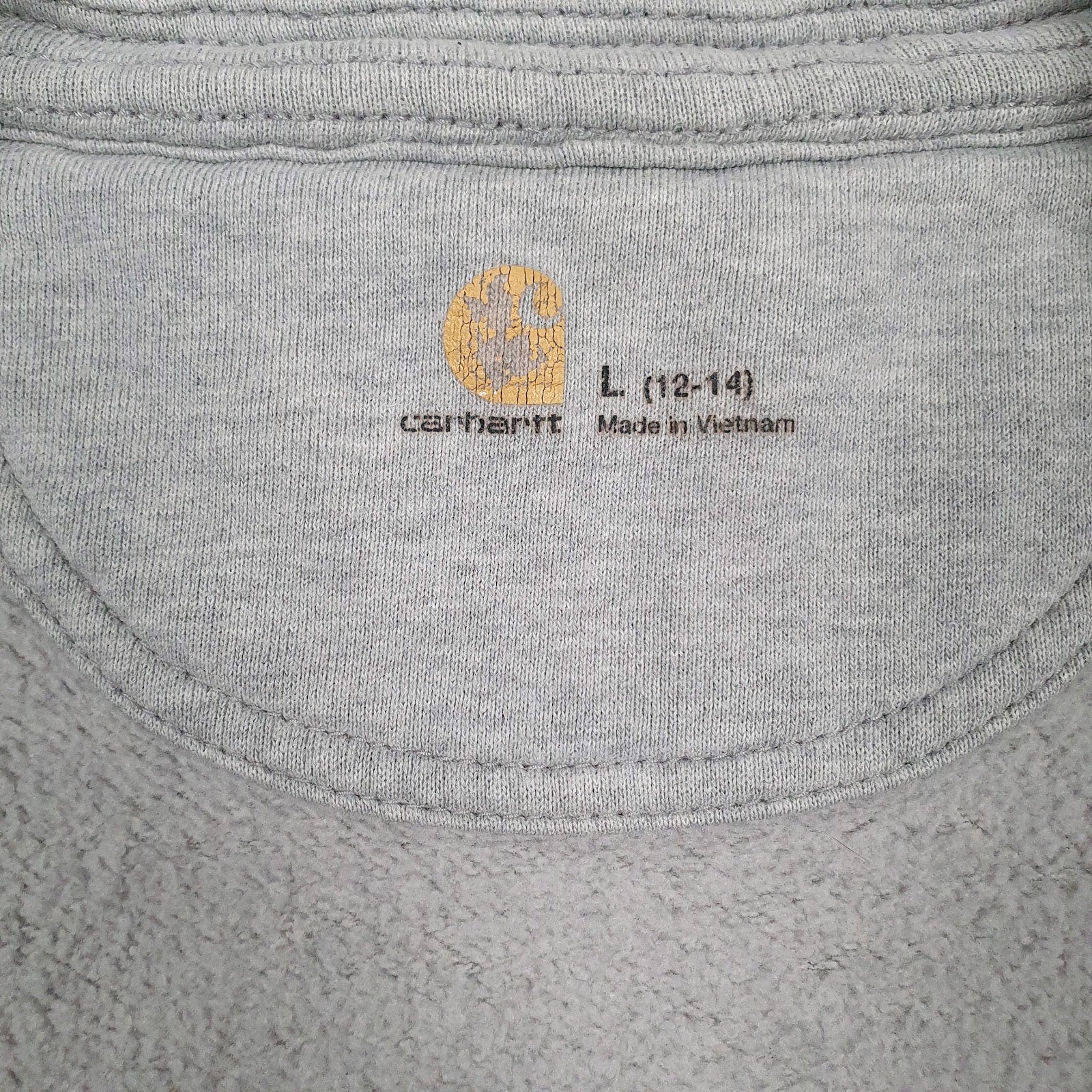 Mens Grey Carhartt  Full Zip Jumper