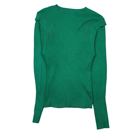 Womens Green Vis  Crewneck Jumper