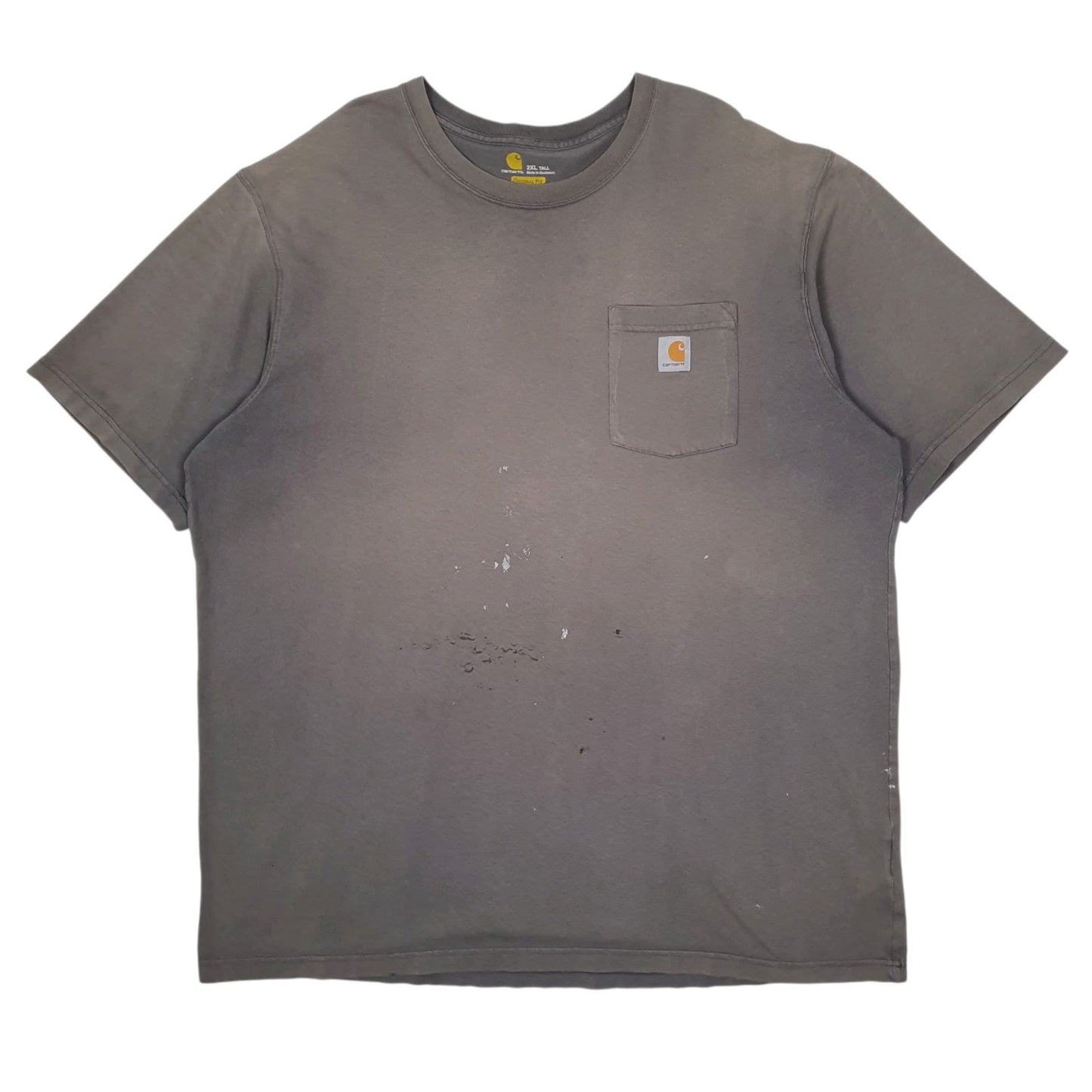 Mens Grey Carhartt  Short Sleeve T Shirt