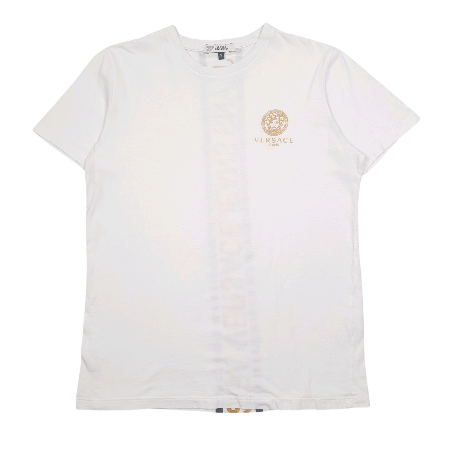 Mens White Versace  Short Sleeve T Shirt