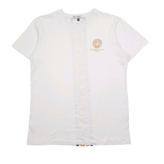 Mens White Versace  Short Sleeve T Shirt