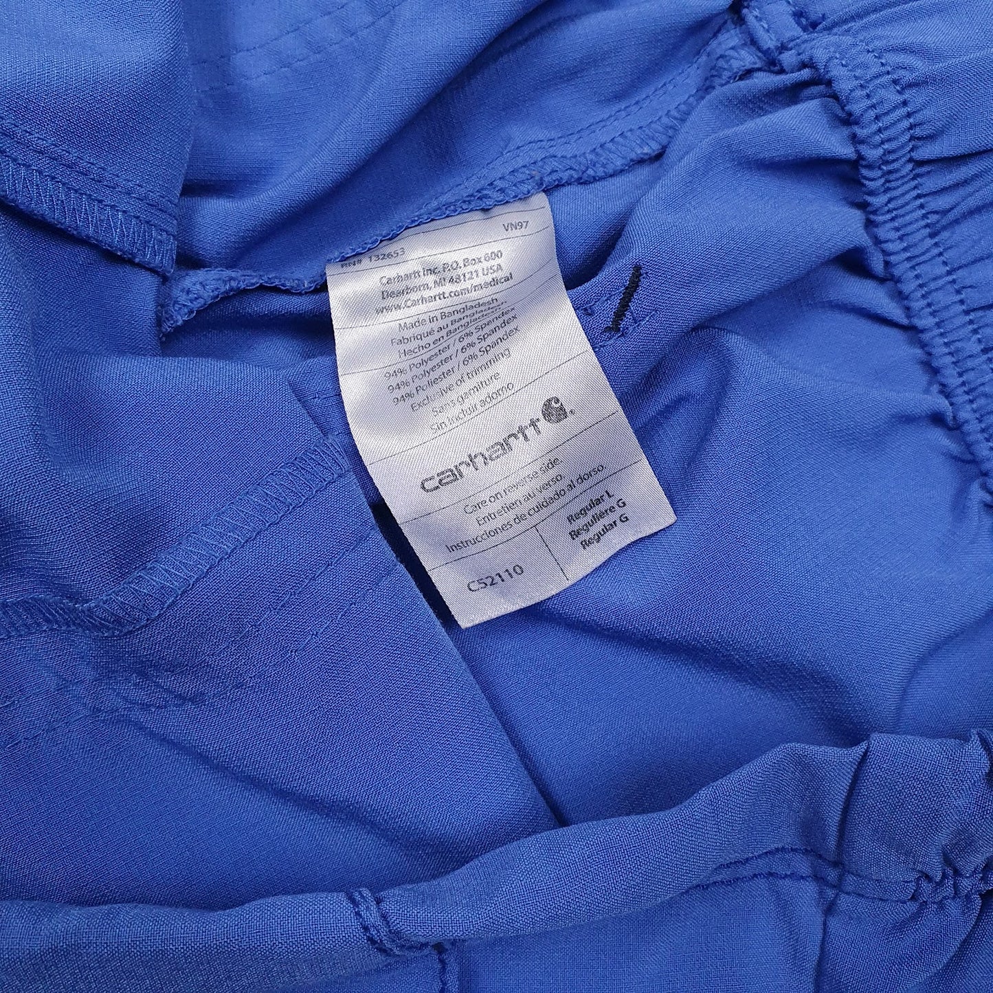 Mens Blue Carhartt Nurse Scrubs  Trousers