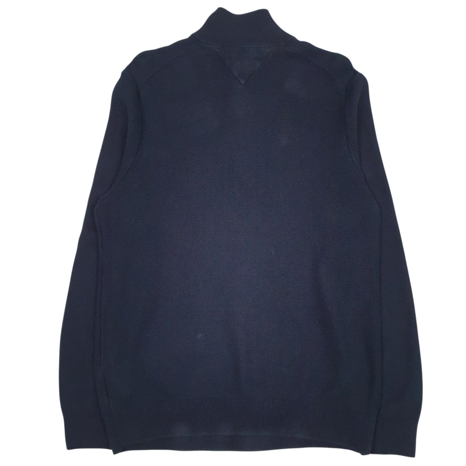 Mens Navy Tommy Hilfiger  Quarter Zip Jumper