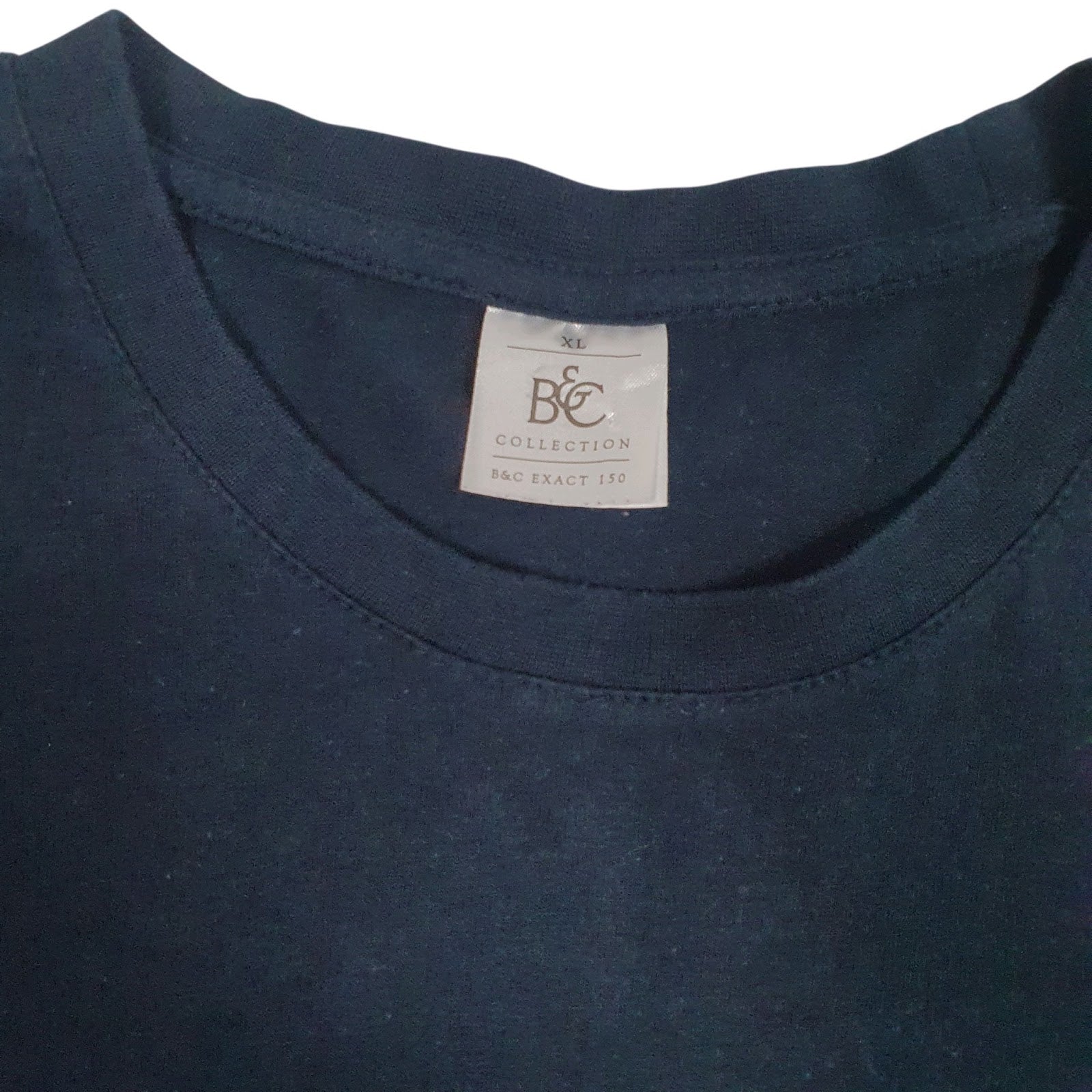 Mens Navy B&C Collection   T Shirt