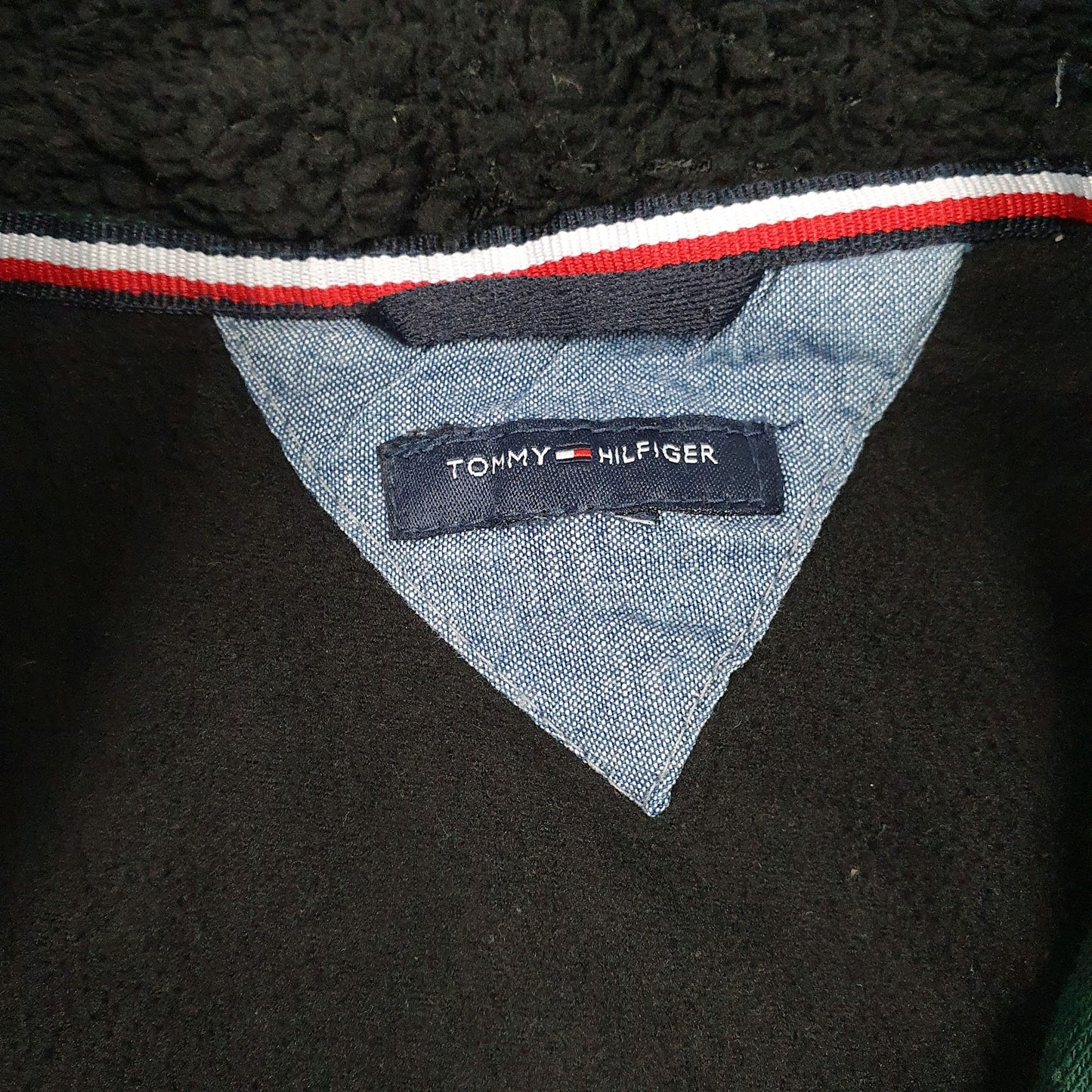 Mens Green Tommy Hilfiger  Full Zip Jumper