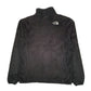 Womens Black The North Face Fluffy Full Zip Jumper