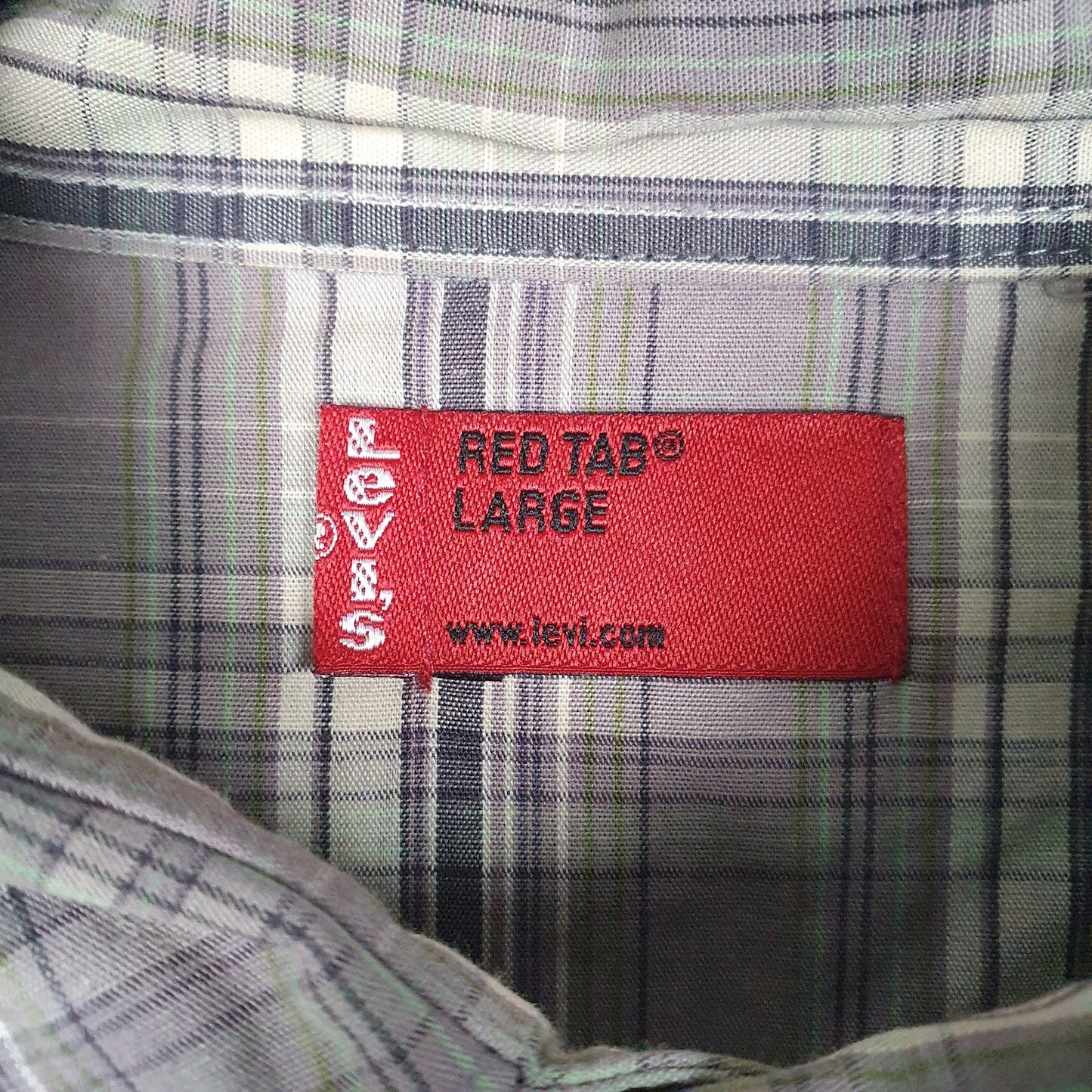 Mens Grey Levis   Shirt