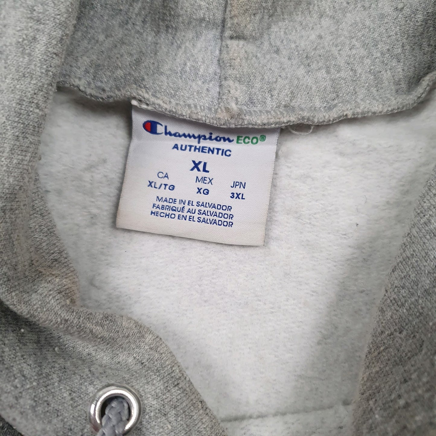 Mens Grey Champion  Hoodie Jumper