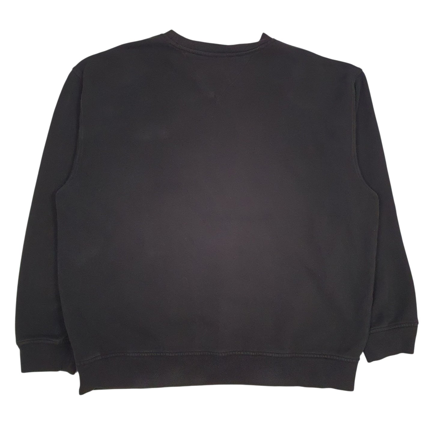 Mens Black Tommy Hilfiger  Crewneck Jumper