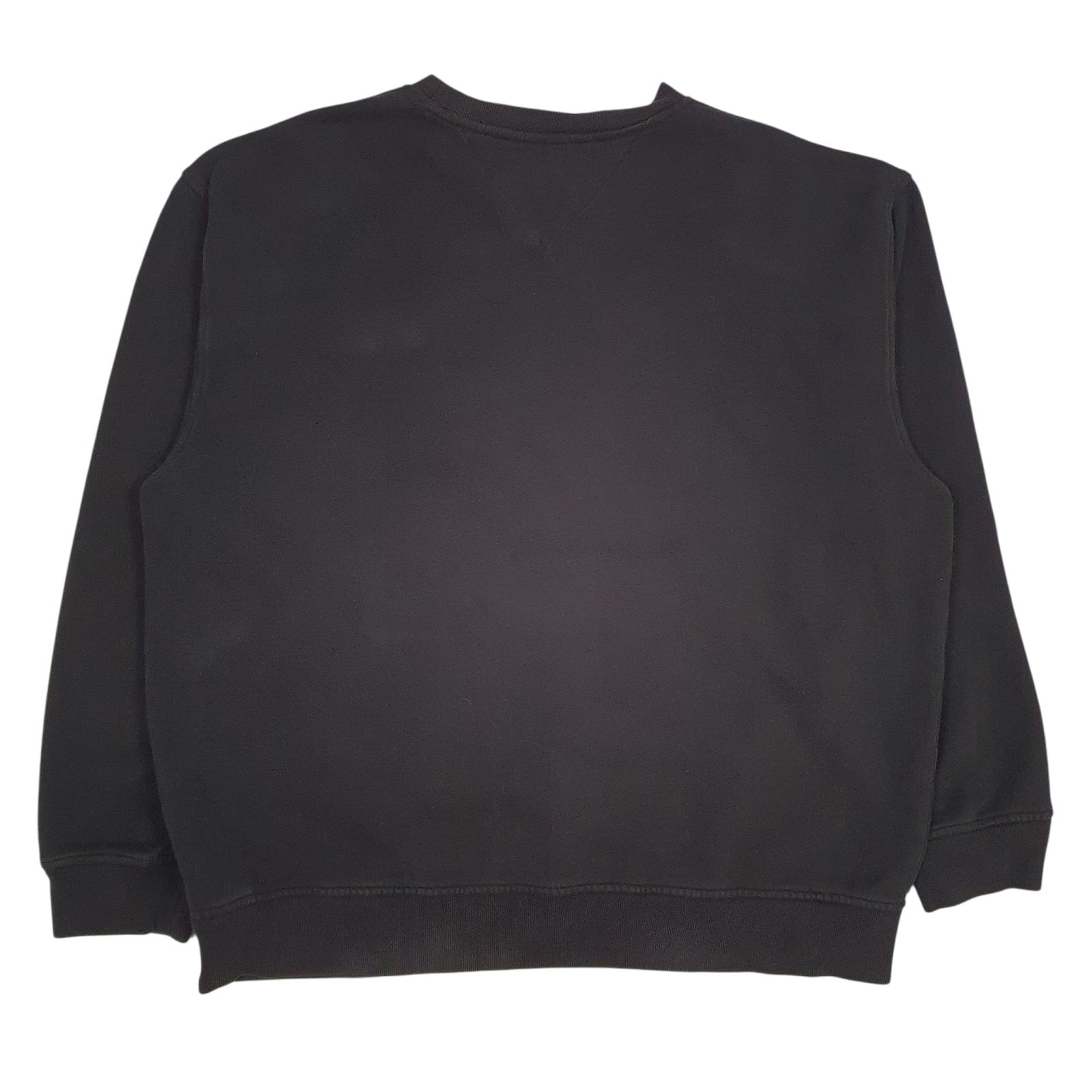 Mens Black Tommy Hilfiger  Crewneck Jumper