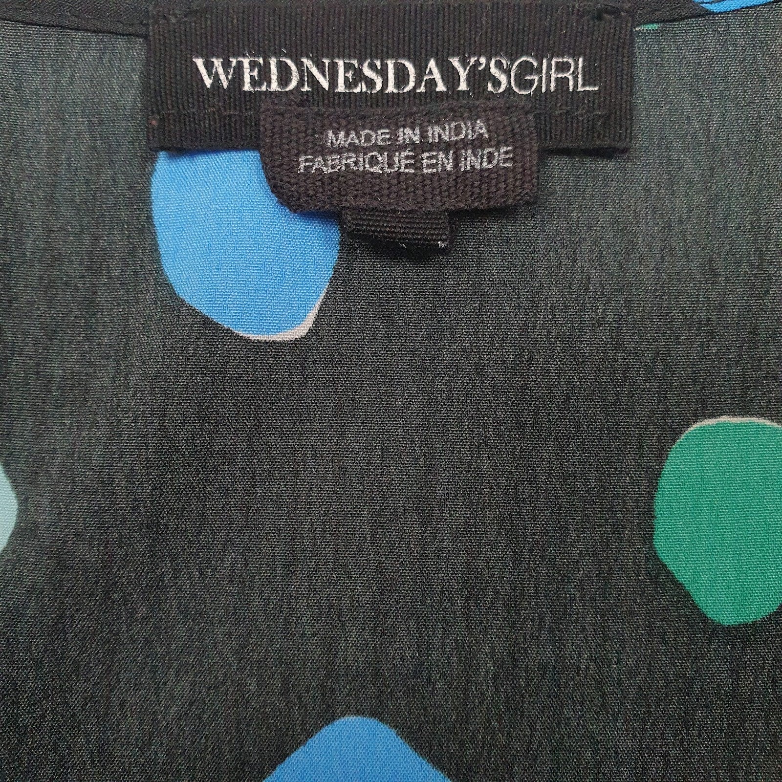 Womens Black Wednesdays Girl Blouse  T Shirt