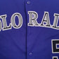 Mens Purple Unbranded Colorado Jersey  T Shirt