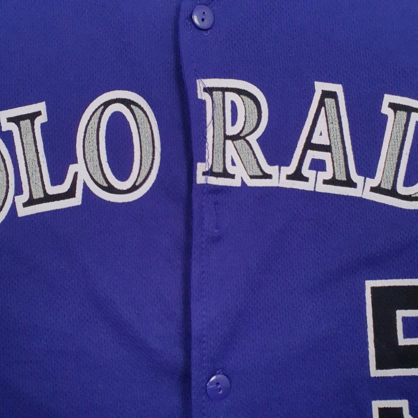 Mens Purple Unbranded Colorado Jersey  T Shirt