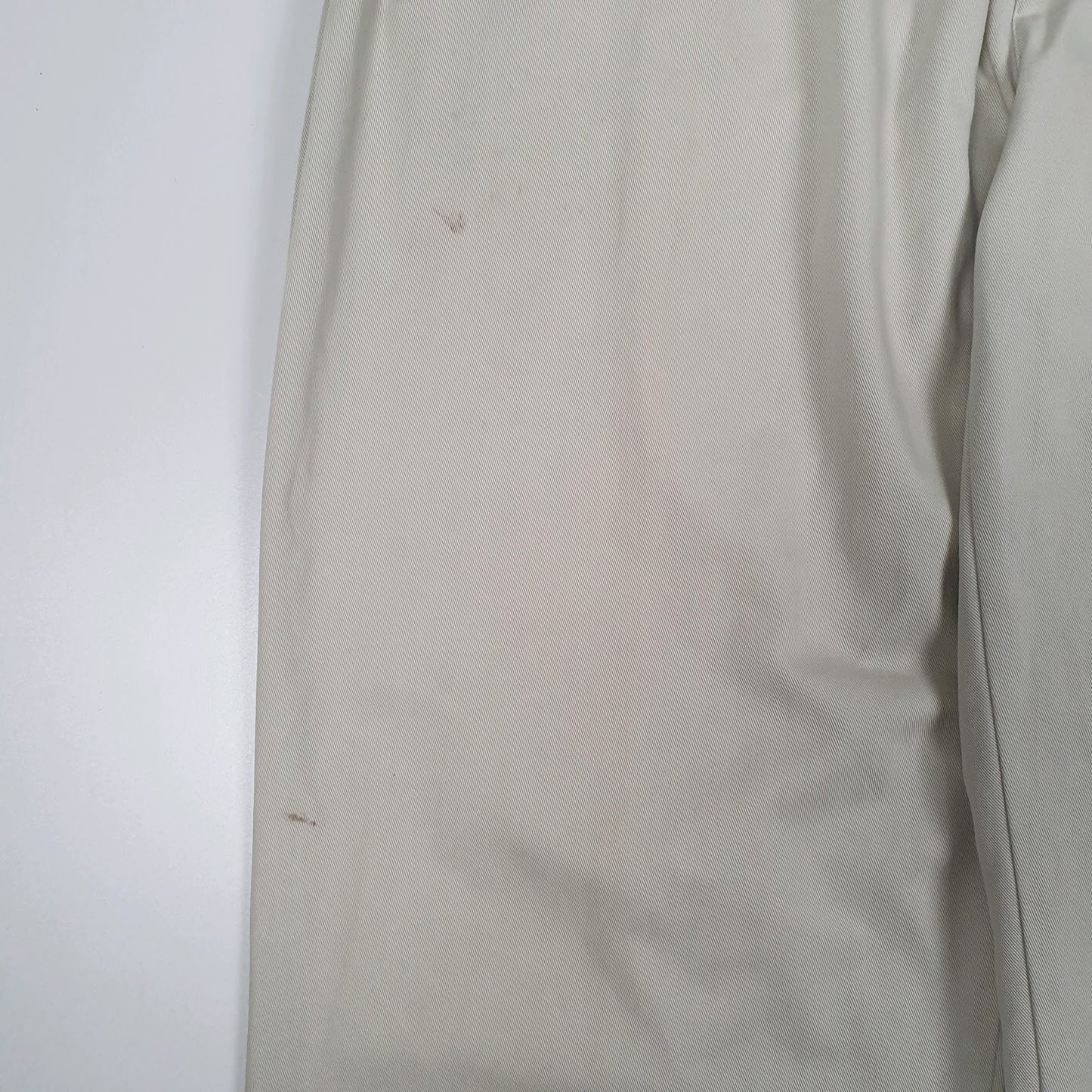Mens Cream Polo Ralph Lauren Andrew Pant Double Pleated Vintage 90s  Trousers