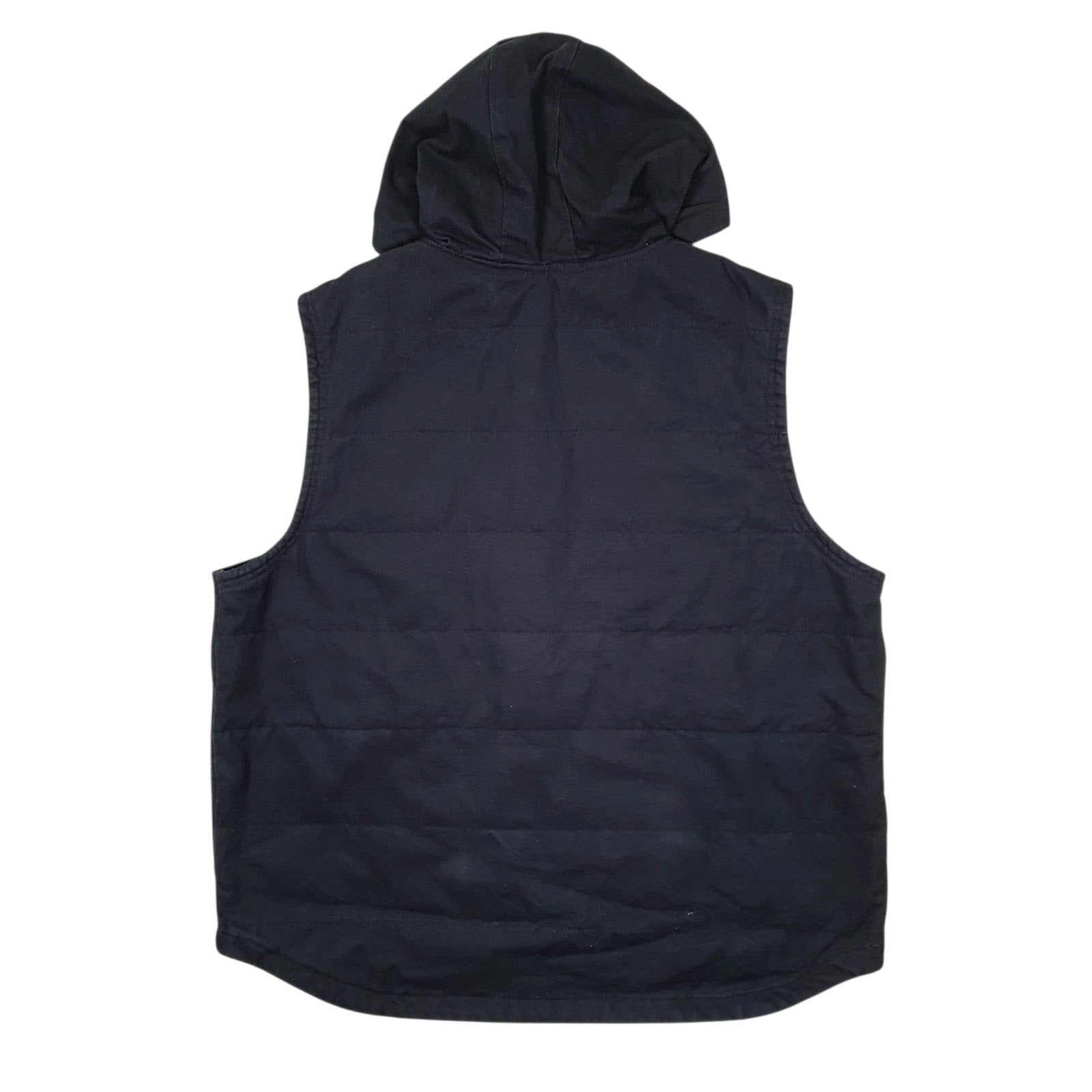 Mens Navy Wrangler Vest Bodywarmer Workwear Hoodie  Coat