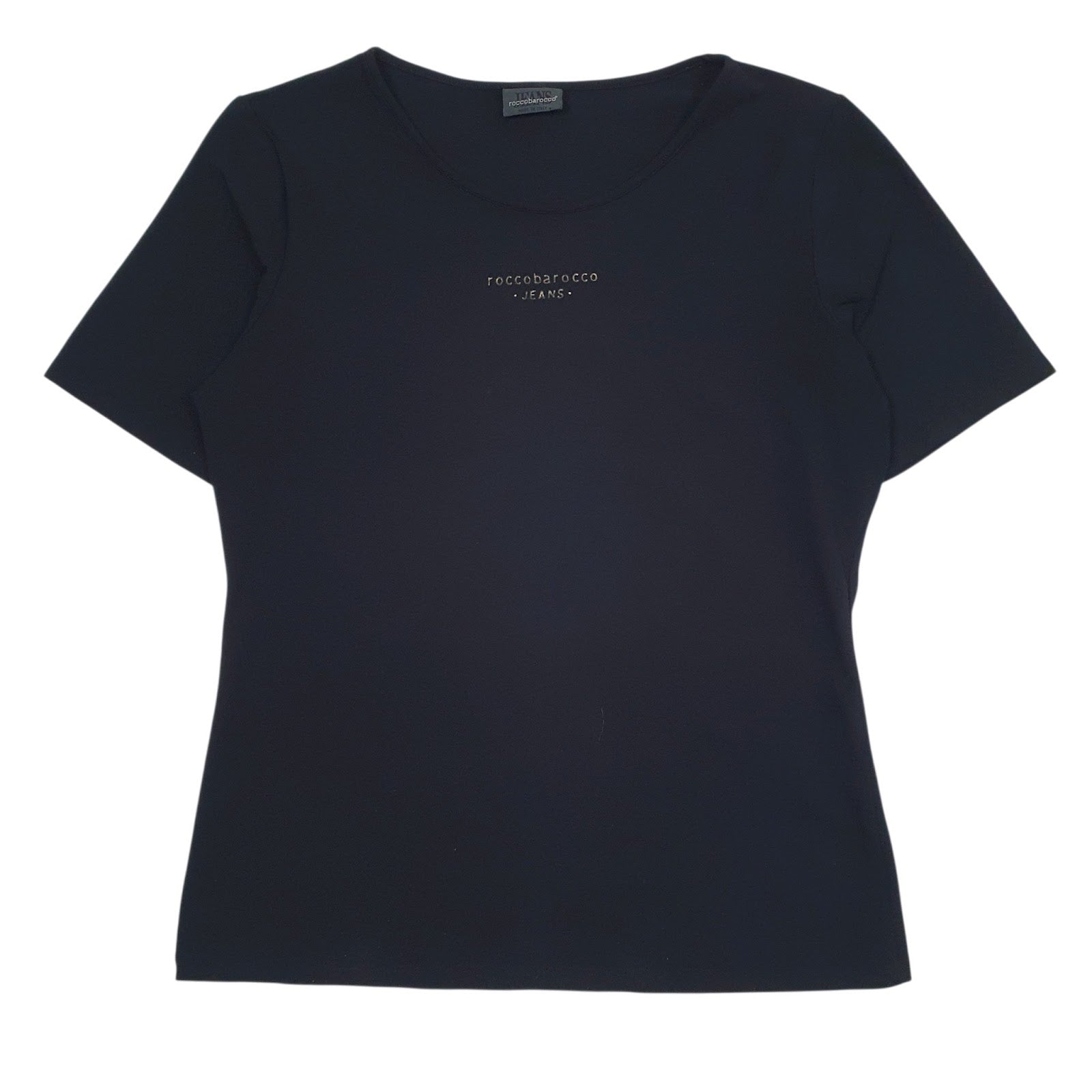 Womens Black Rocco Baraocco  Short Sleeve T Shirt