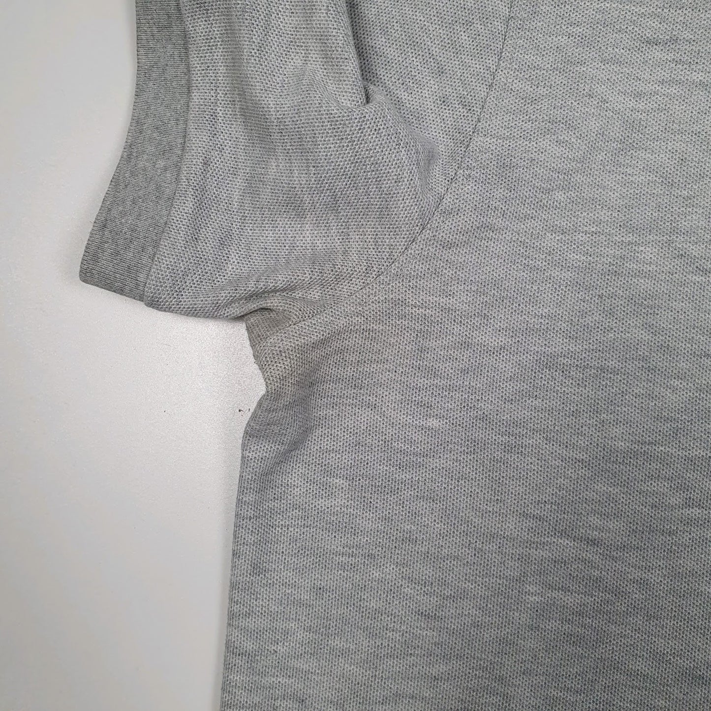 Mens Grey Nautica  Hoodie Polo Shirt