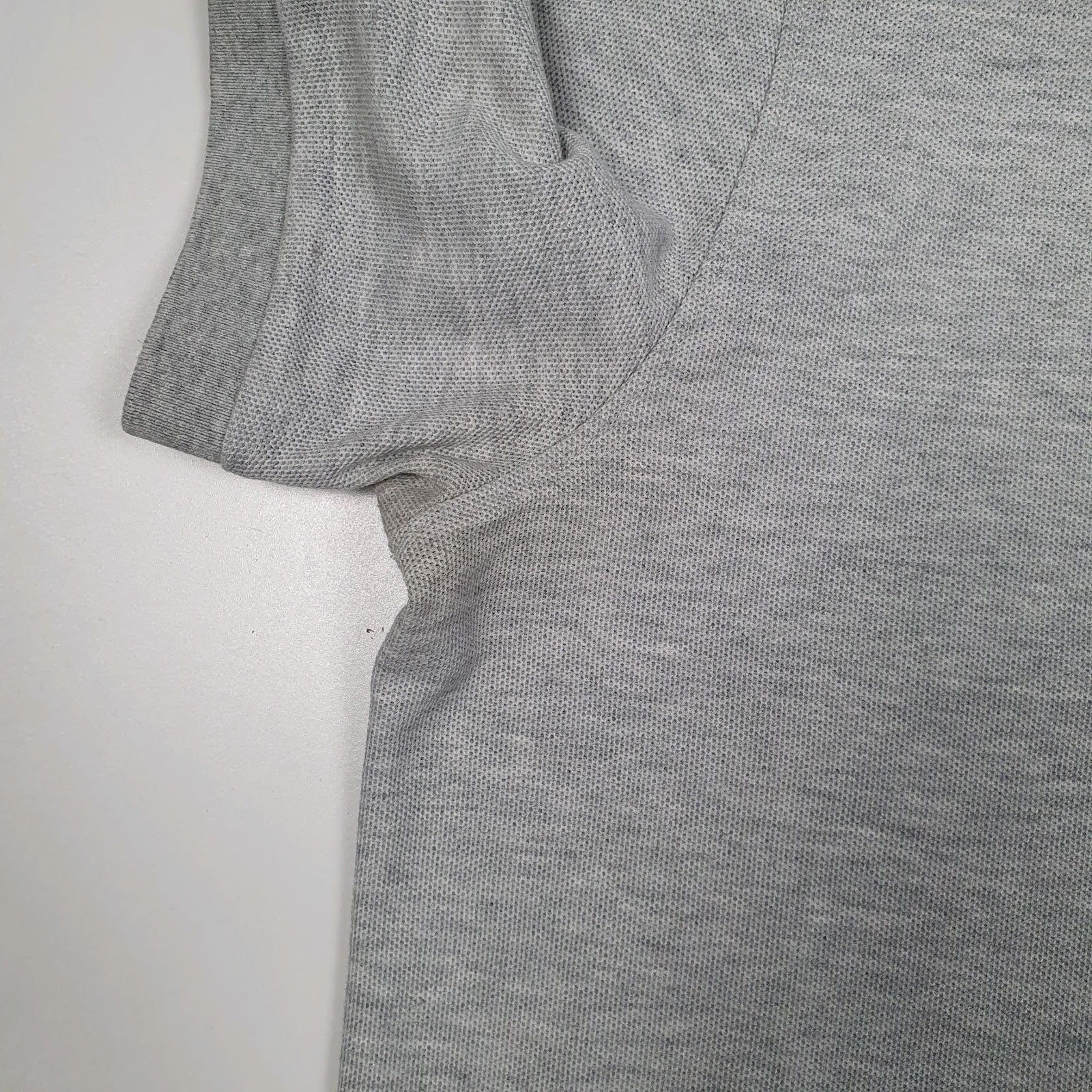 Mens Grey Nautica  Hoodie Polo Shirt