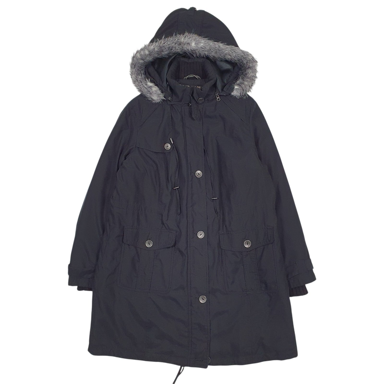 Womens Black M&S Per Una  Coat