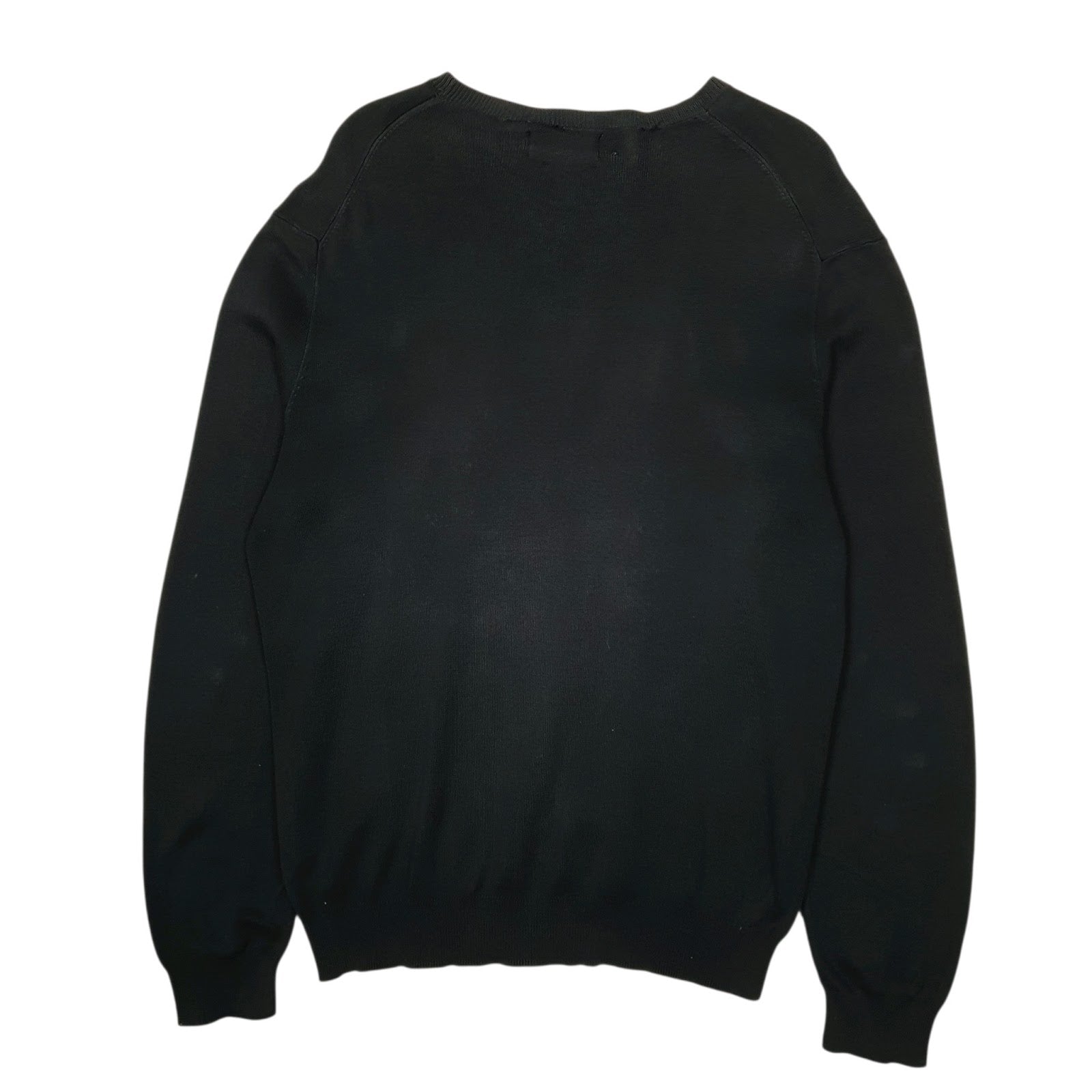 Mens Black Polo Ralph Lauren Lightweight Crewneck Jumper