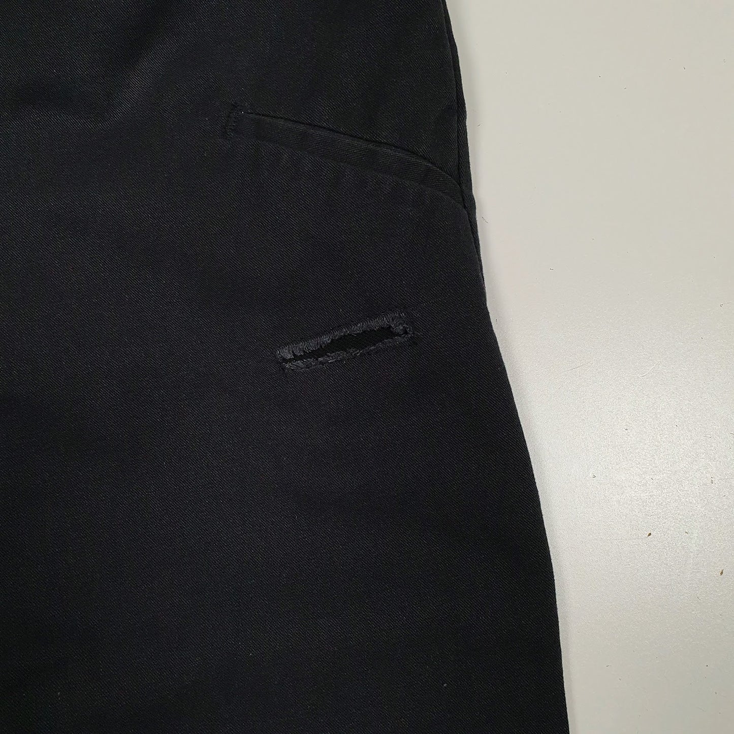 Mens Black Dickies Double Knee  Trousers