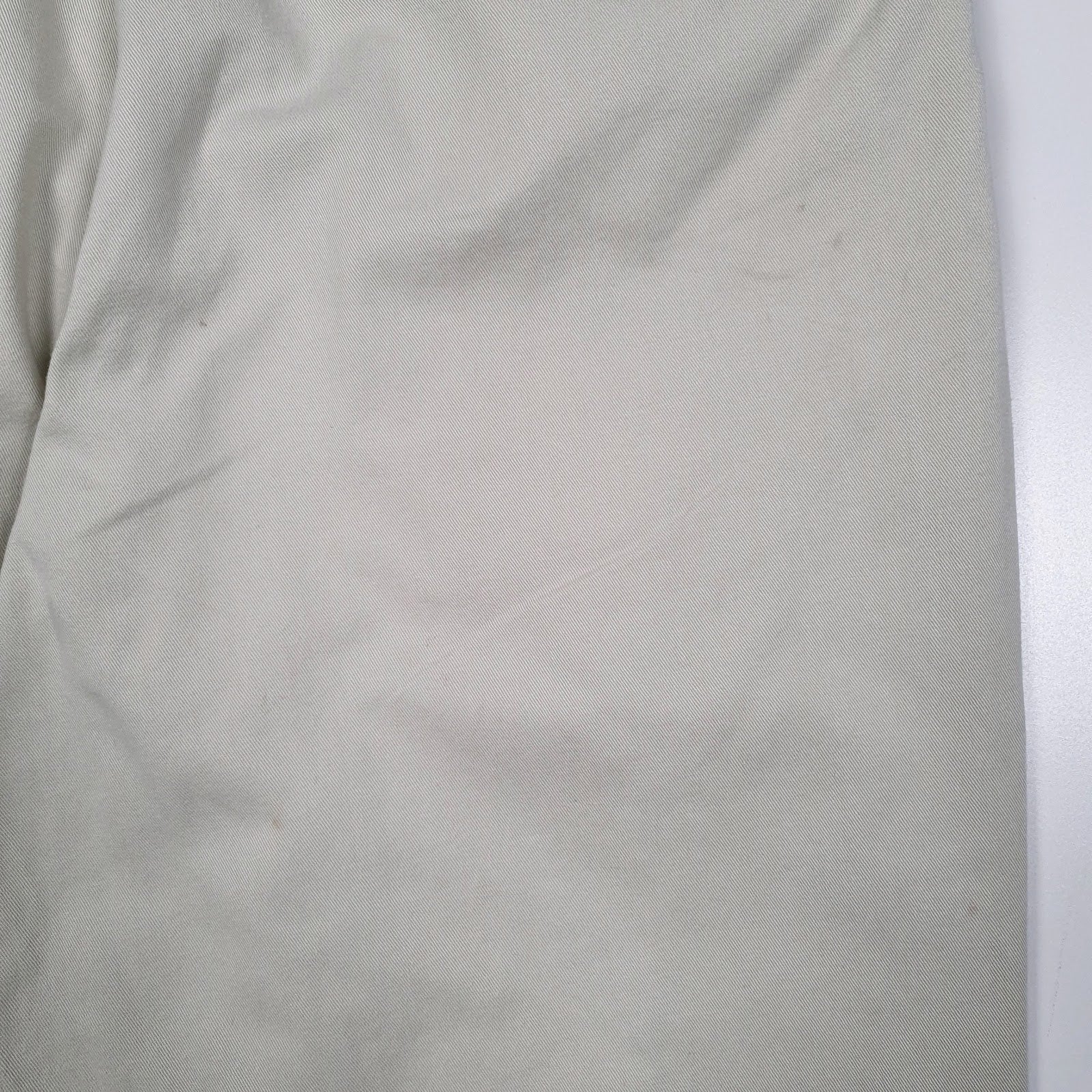 Mens Cream Polo Ralph Lauren Hammond Pant Pleated Vintage 90s  Trousers