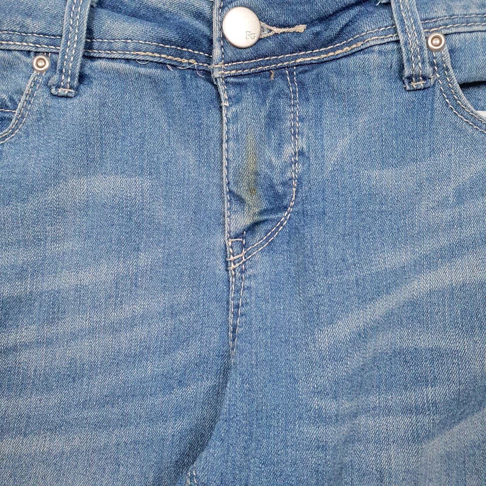 Womens Blue Faded Glory   Shorts