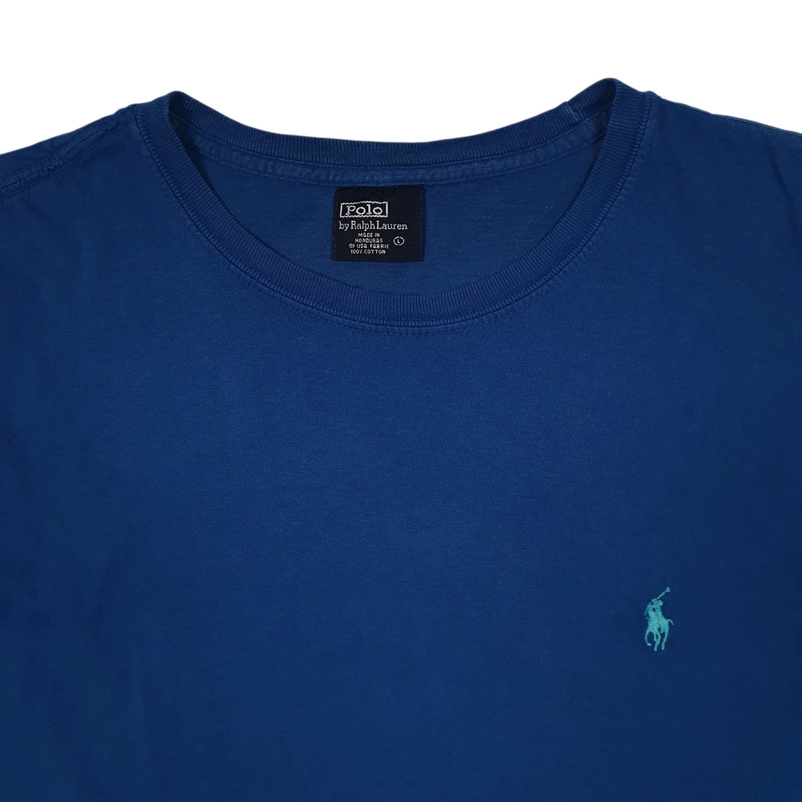 Mens Blue Polo Ralph Lauren Vintage 90s  T Shirt