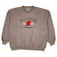 Mens Brown Lee Vintage 90s Nutmeg Mills Wisconsin Badgers Crewneck Jumper