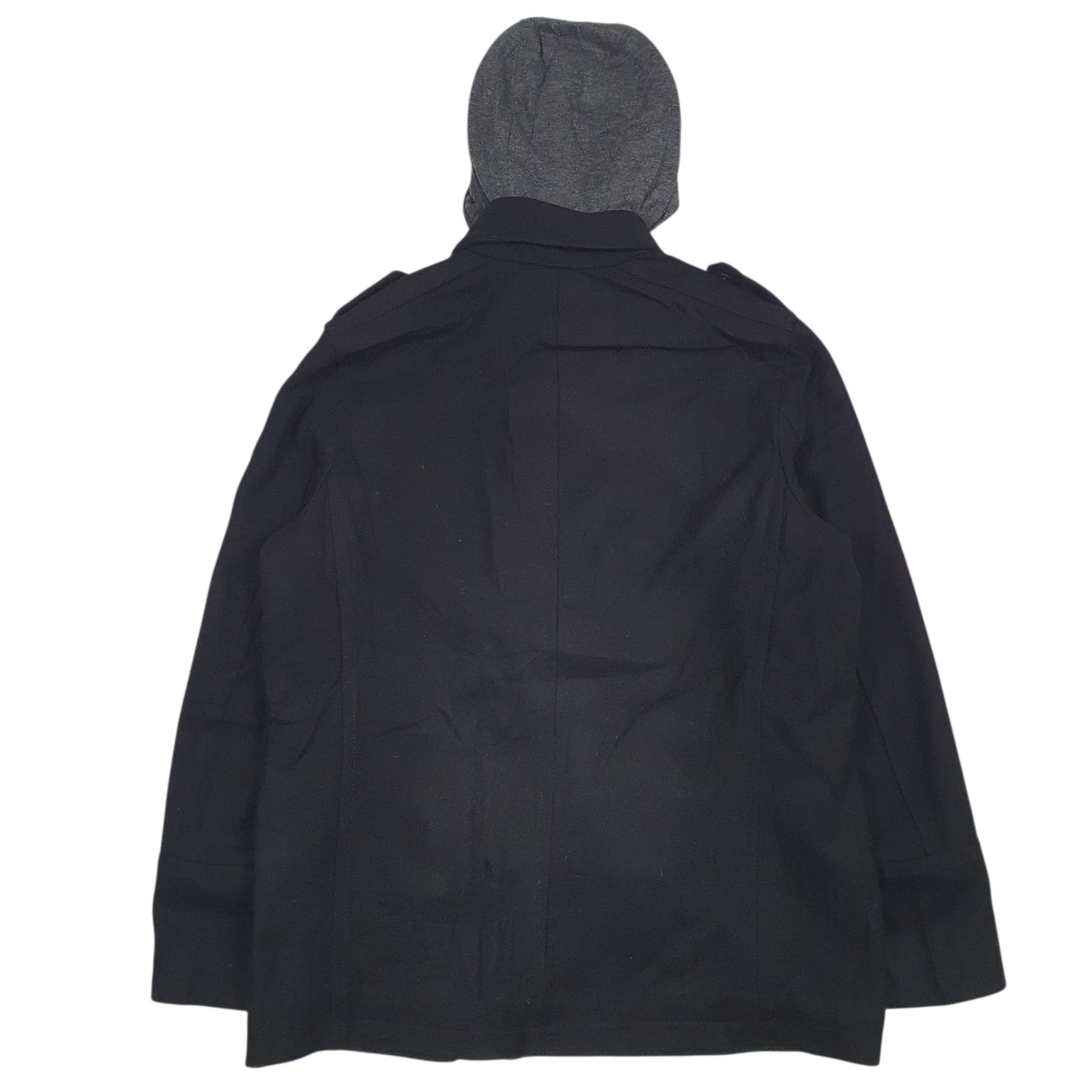 Mens Black Levis   Coat