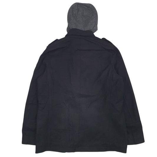 Mens Black Levis   Coat