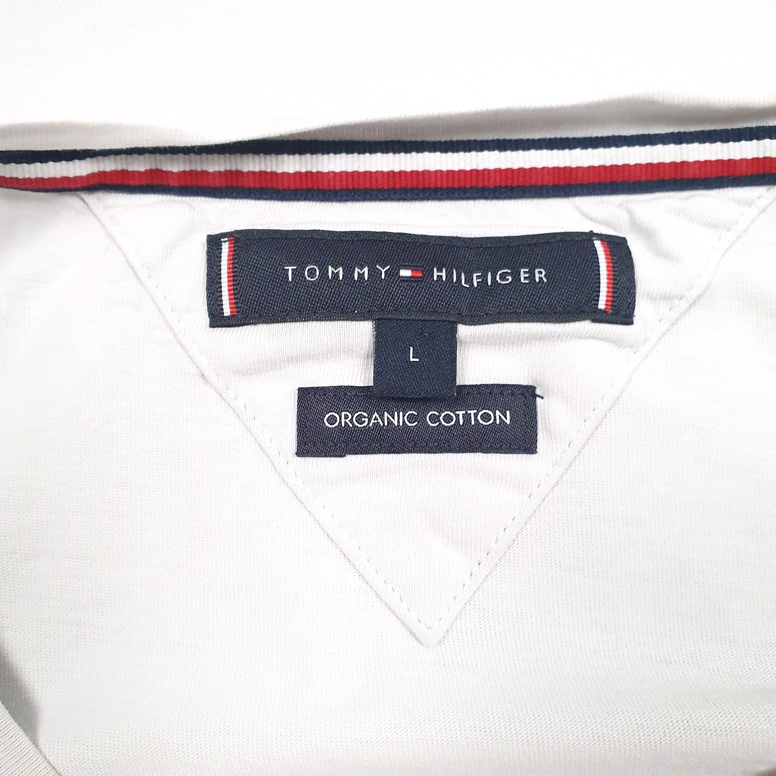 Mens Grey Tommy Hilfiger Spellout  T Shirt