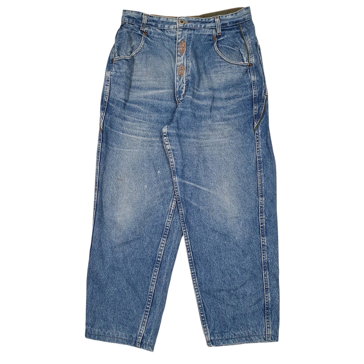 Womens Blue Alitor Vintage Casual JeansW33 L25