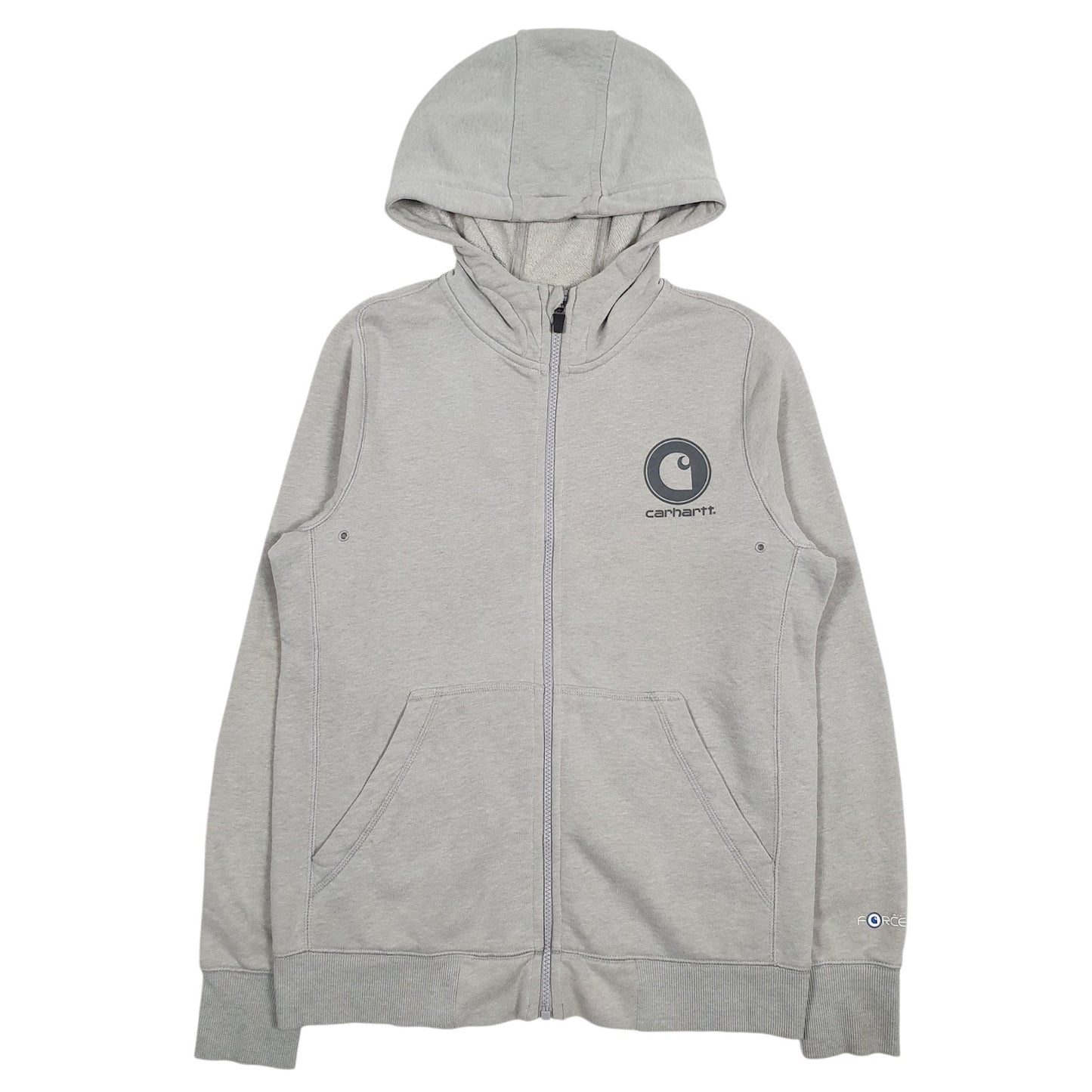 Womens Grey Carhartt  Full Zip Jumper