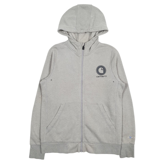 Womens Grey Carhartt  Full Zip Jumper