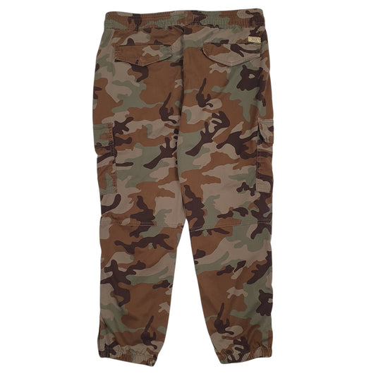 Mens Brown Polo Ralph Lauren Cargo Camo  Trousers