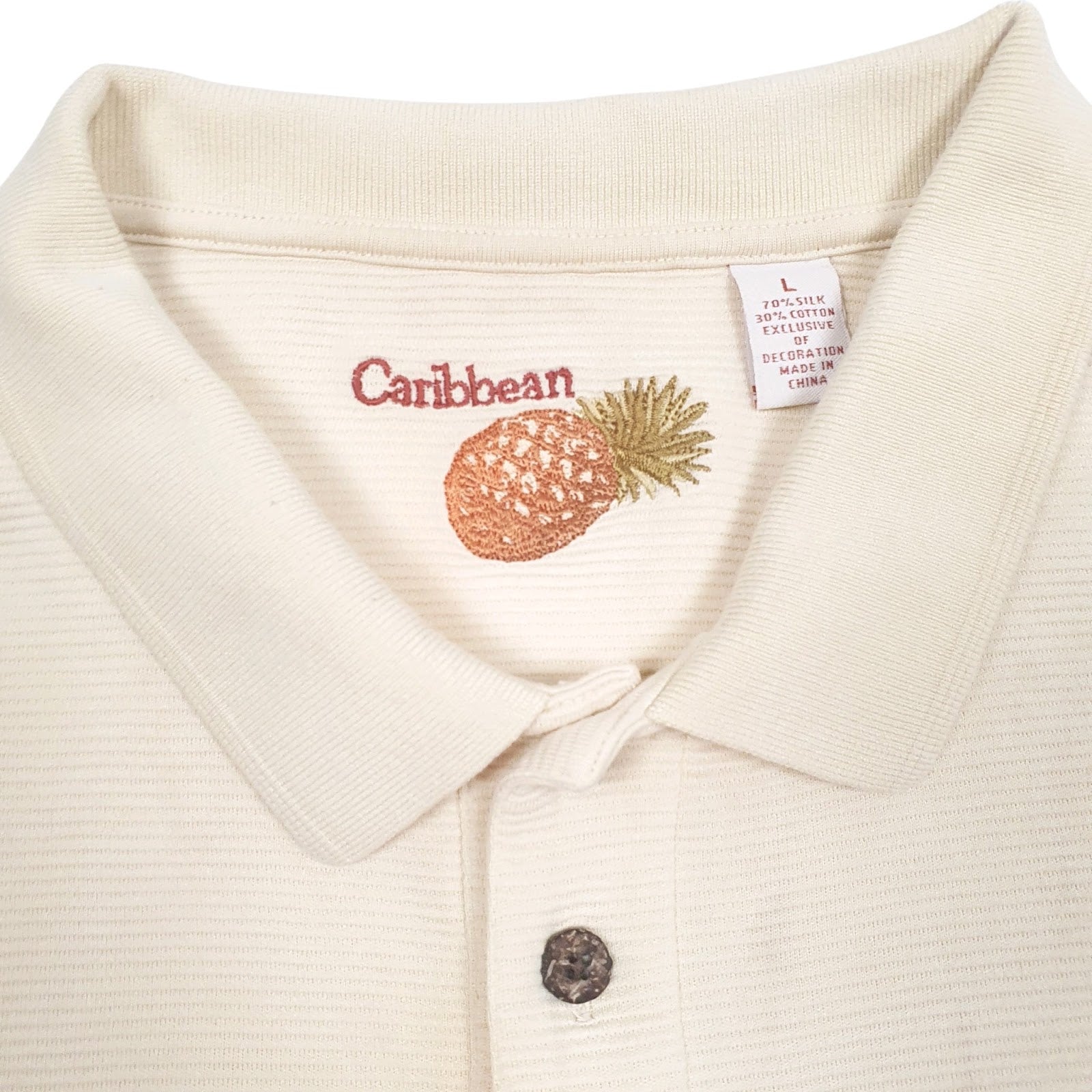 Mens Yellow Caribbean   Polo Shirt